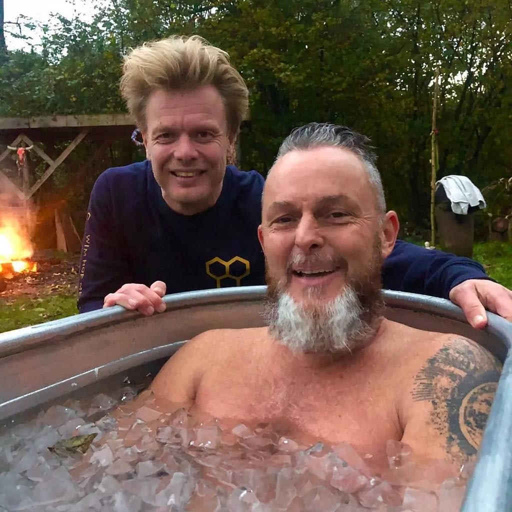 Bart Pronk als ijsbad trainer bij Unlimited You